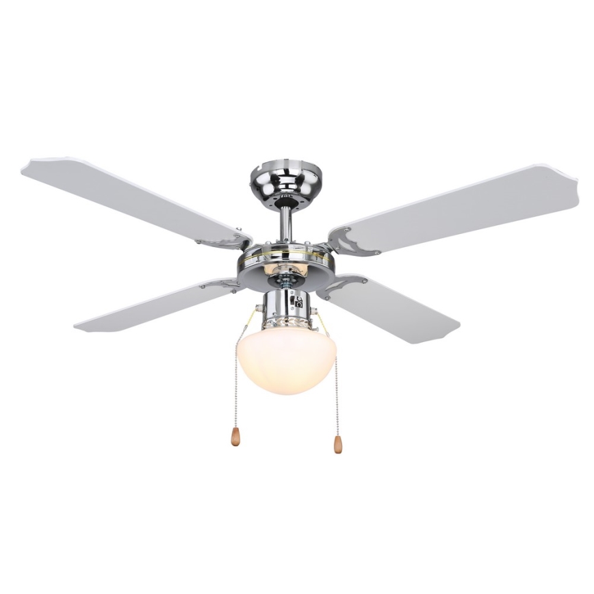 Globo 0309CSW - Griestu ventilators CHAMPION 1xE27/60W/230V