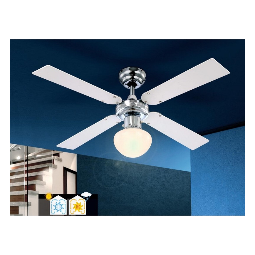 Globo - Griestu ventilators 1xE27/60W/230V