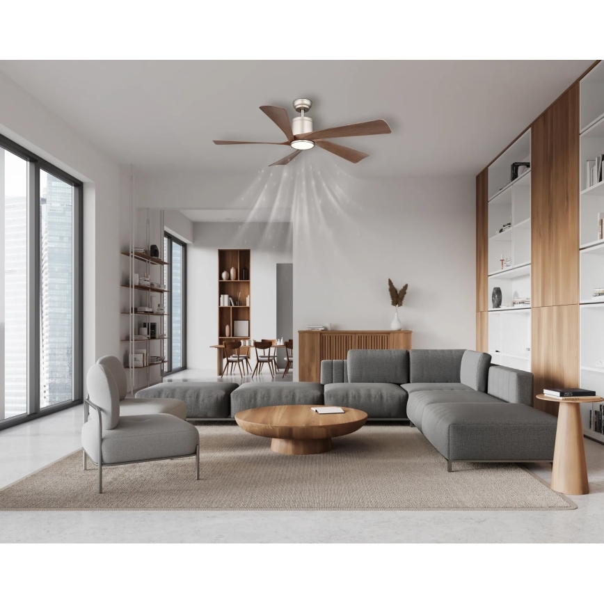 Globo - LED Aptumšojams griestu ventilators LED/20W/230V 2700-6500K + tālvadības pults