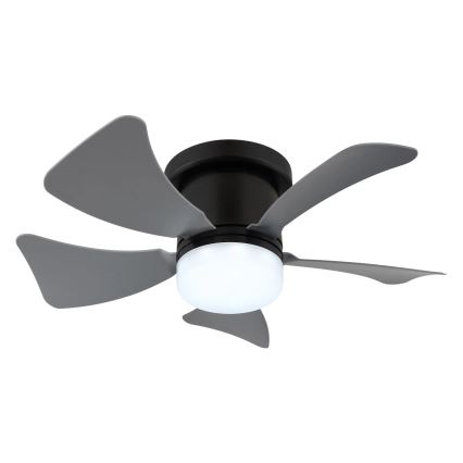 Globo - LED Aptumšojams griestu ventilators LED/10W/230V 3000-6500K pelēka + tālvadības pults
