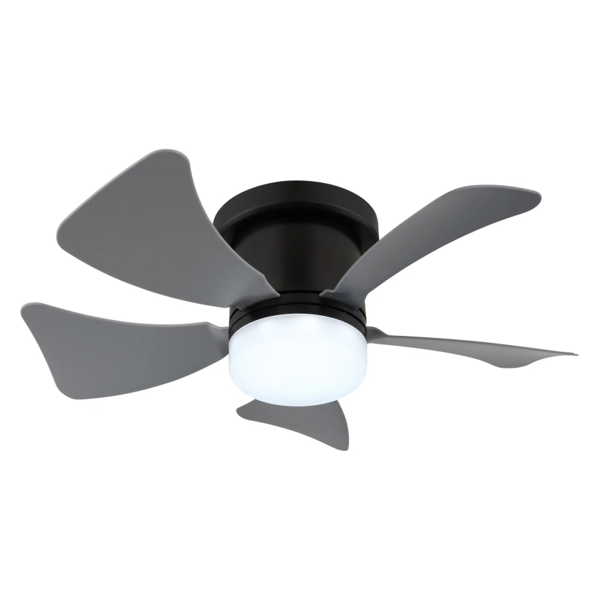 Globo - LED Aptumšojams griestu ventilators LED/10W/230V 3000-6500K pelēka + tālvadības pults