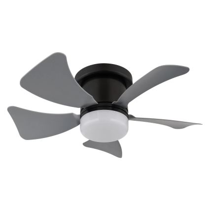 Globo - LED Regulējams griestu ventilators LED/10W/230V 3000-6500K pelēks + tālvadības pults