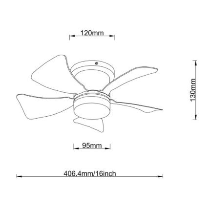 Globo - LED stropu ventilators ar regulējamu apgaismojumu LED/10W/230V 3000-6500K daudzkrāsains + tālvadības pults