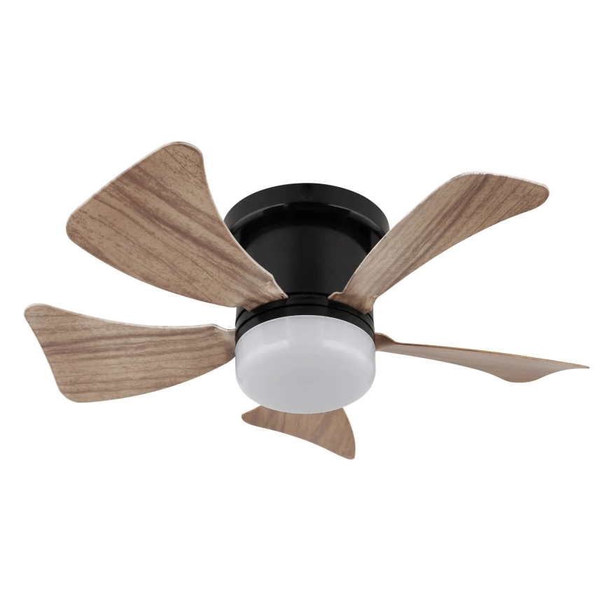 Globo - LED Aptumšojams griestu ventilators LED/10W/230V 3000-6500K brūna + tālvadības pults
