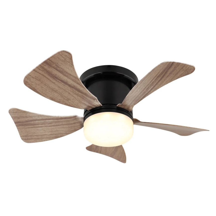 Globo - LED Aptumšojams griestu ventilators LED/10W/230V 3000-6500K brūna + tālvadības pults