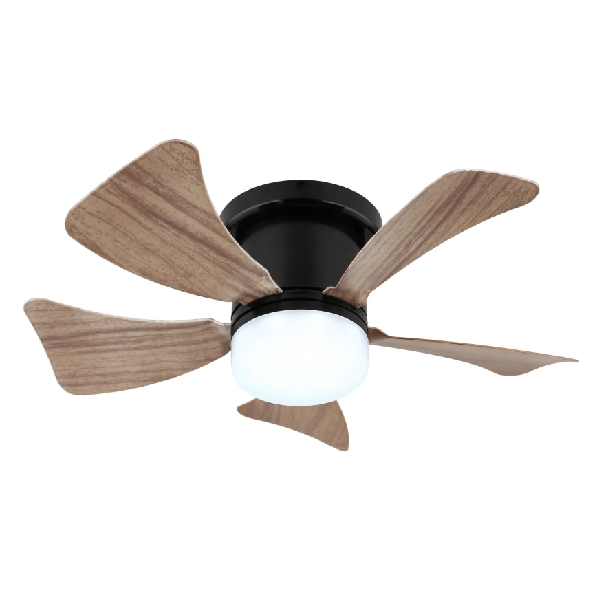 Globo - LED Aptumšojams griestu ventilators LED/10W/230V 3000-6500K brūna + tālvadības pults