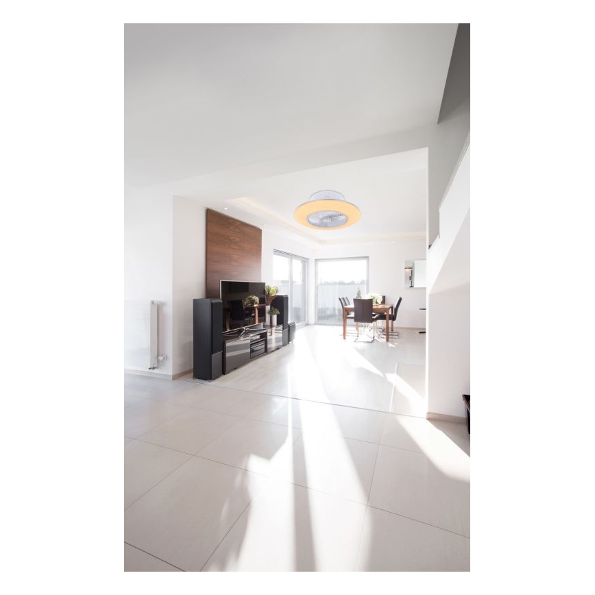 Globo - LED Aptumšojama griestu lampa ar ventilatoru LED/40W/230V 3000-6000K + tālvadības pults