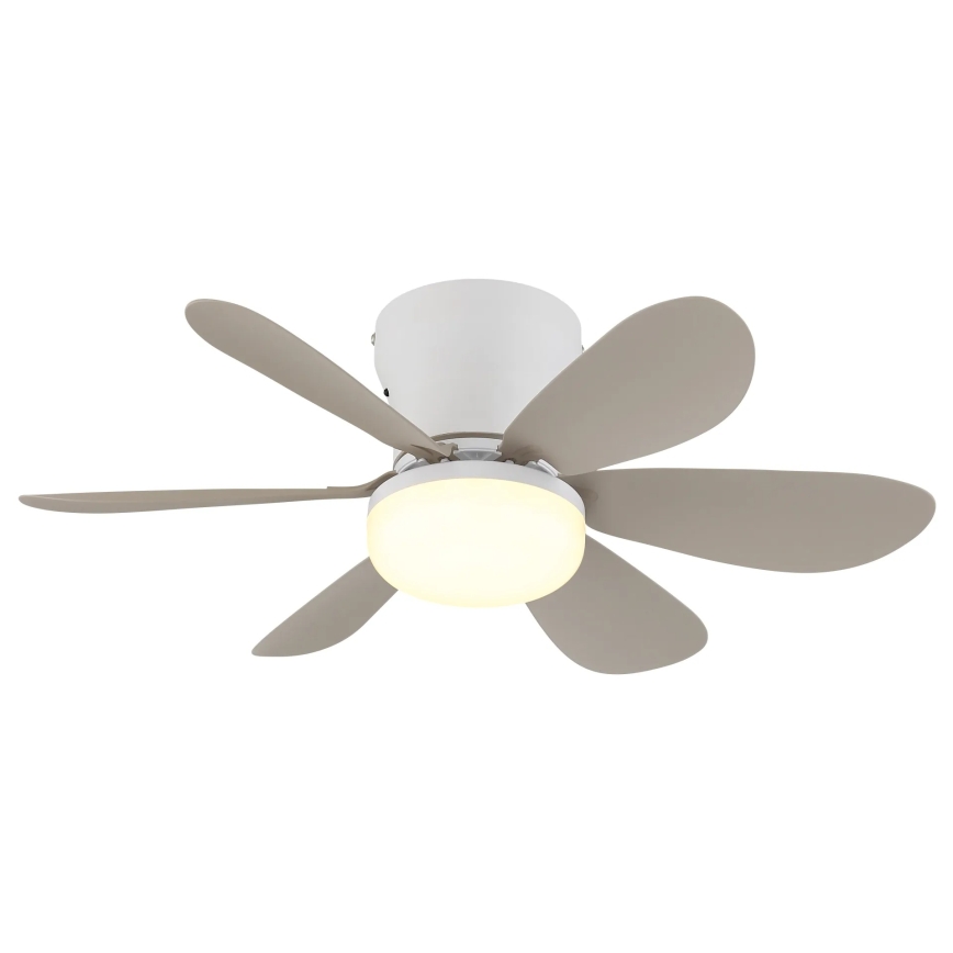 Globo - dimmējams LED griestu ventilators LED/5W/230V 2700-6500K bēšā krāsā + ar tālvadības pulti