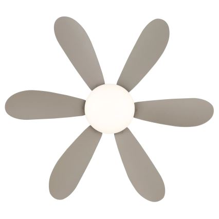 Globo - LED dimējams griestu ventilators LED/5W/230V 2700-6500K bēšs + tālvadība