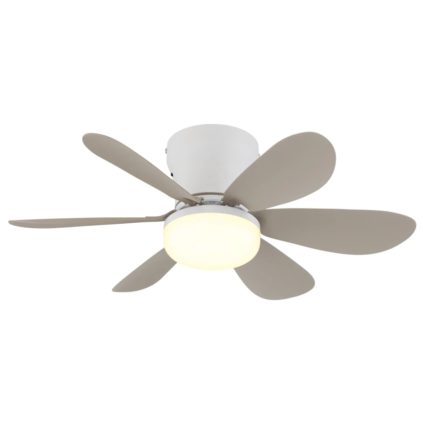 Globo - LED dimējams griestu ventilators LED/5W/230V 2700-6500K bēšs + tālvadība