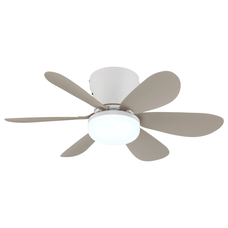 Globo - LED dimējams griestu ventilators LED/5W/230V 2700-6500K bēšs + tālvadība