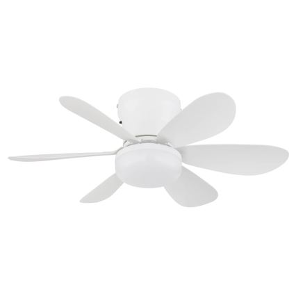 Globo - LED griestu ventilators ar regulējamu spilgtumu LED/5W/230V 2700-6500K balts + tālvadība