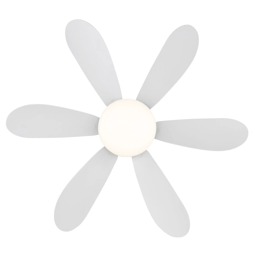 Globo - LED griestu ventilators ar regulējamu spilgtumu LED/5W/230V 2700-6500K balts + tālvadība