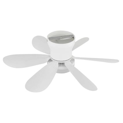 Globo - LED griestu ventilators ar regulējamu spilgtumu LED/5W/230V 2700-6500K balts + tālvadība