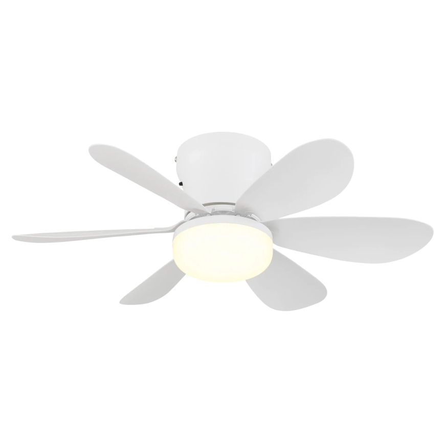 Globo - LED griestu ventilators ar regulējamu spilgtumu LED/5W/230V 2700-6500K balts + tālvadība
