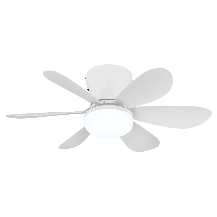 Globo - LED griestu ventilators ar regulējamu spilgtumu LED/5W/230V 2700-6500K balts + tālvadība