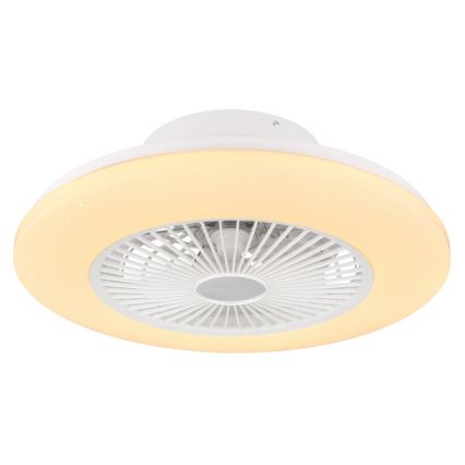 Globo - LED Aptumšojama griestu lampa ar ventilatoru LED/30W/230V 3000-6500K + tālvadības pults