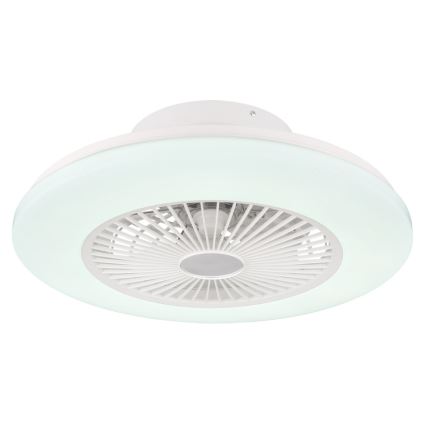 Globo - LED Aptumšojama griestu lampa ar ventilatoru LED/30W/230V 3000-6500K + tālvadības pults