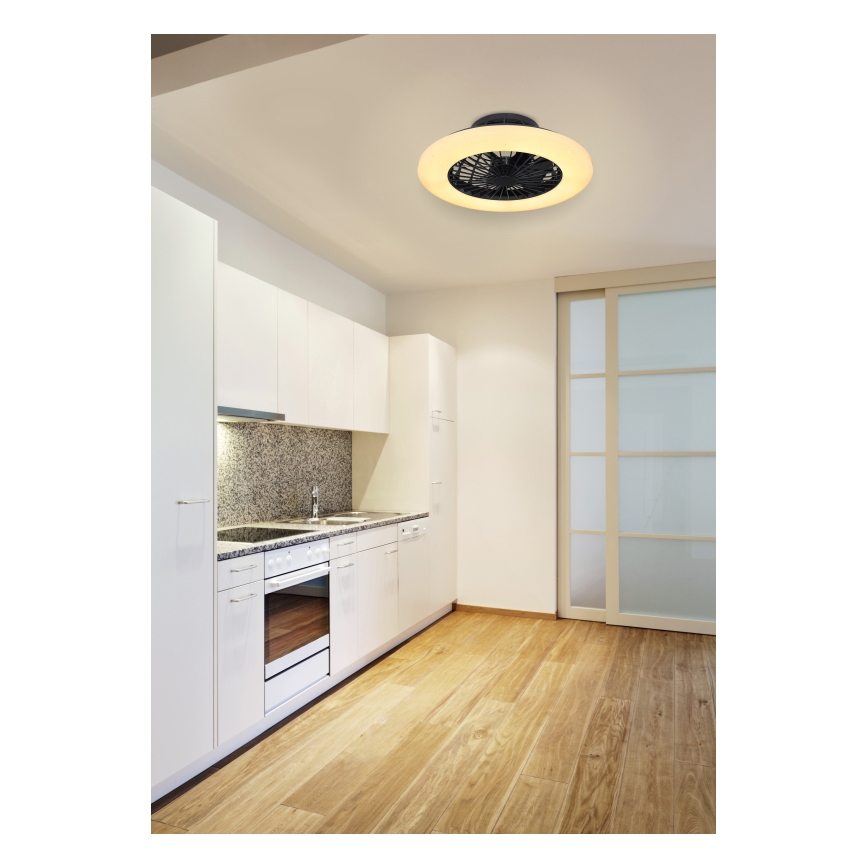 Globo - LED Aptumšojama griestu lampa ar ventilatoru LED/30W/230V 3000-6500K + tālvadības pults