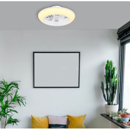 Globo 03632W - LED Griestu lampa ar ventilatoru LAFEE LED/18W/230V
