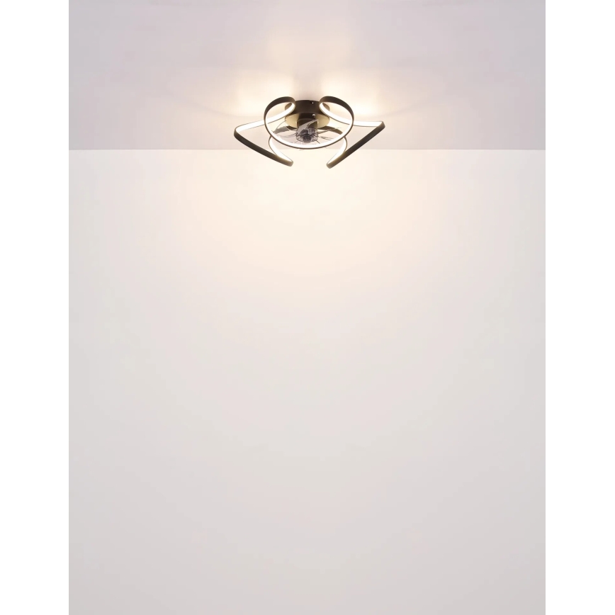 Globo - LED Aptumšojams griestu ventilators LED/40W/230V 3000-6000K + tālvadības pults