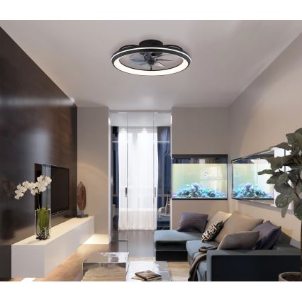 Globo - LED Aptumšojams griestu ventilators LED/40W/230V 3000-6500K + tālvadības pults