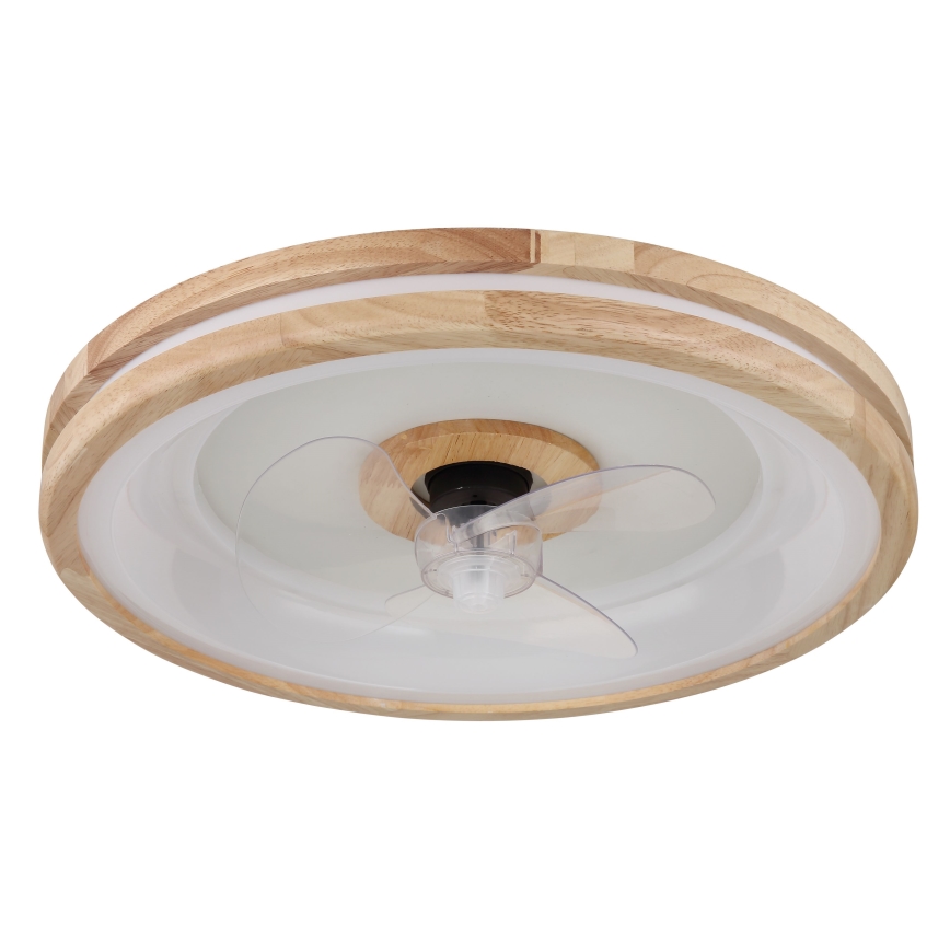 Globo - LED Aptumšojama griestu lampa ar ventilatoru LED/30W/230V 2700-6500K brūna + tālvadības pults