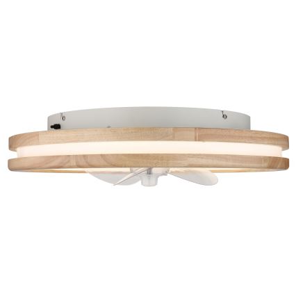 Globo - LED Aptumšojama griestu lampa ar ventilatoru LED/30W/230V 2700-6500K brūna + tālvadības pults