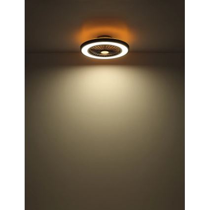 Globo - LED Aptumšojams griestu ventilators LED/45W/230V 3000-6500K + tālvadības pults