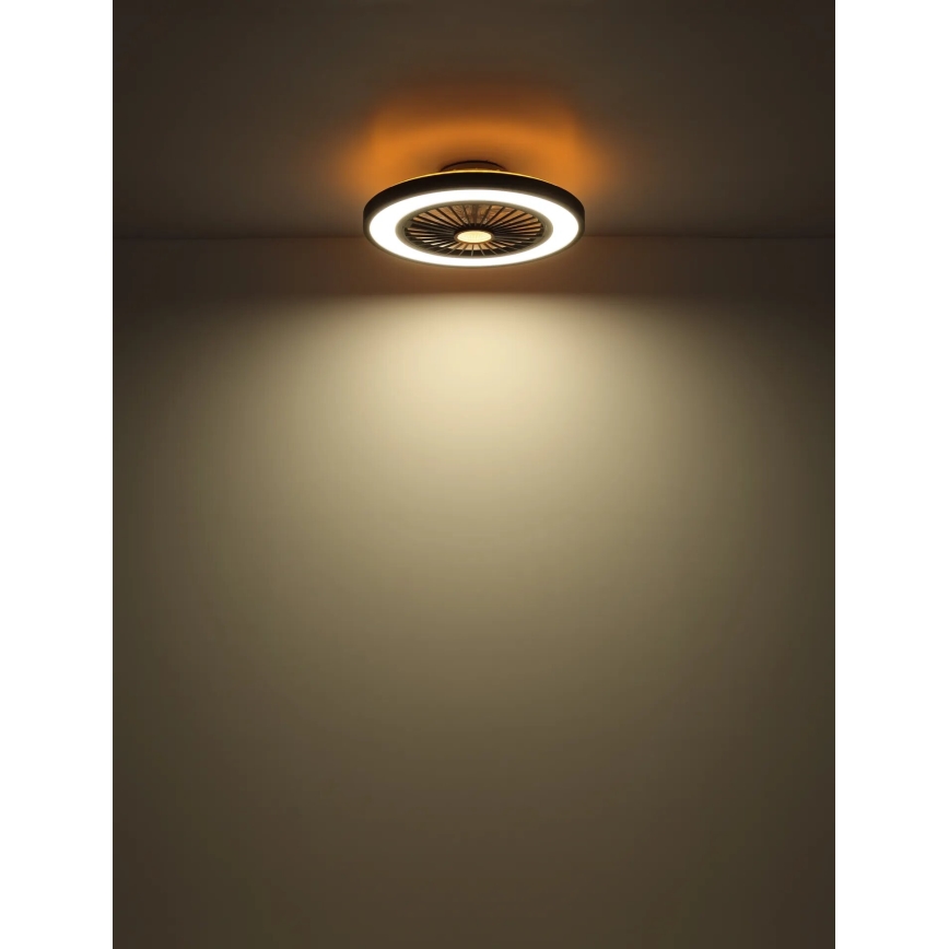 Globo - LED Aptumšojams griestu ventilators LED/45W/230V 3000-6500K + tālvadības pults
