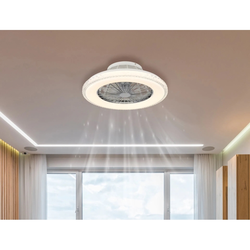 Globo - LED Aptumšojams griestu ventilators LED/40W/230V 3000-6500K + tālvadības pults