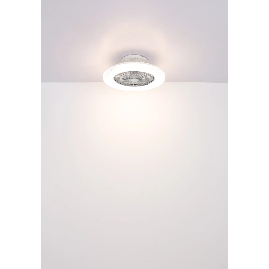 Globo - LED Aptumšojams griestu ventilators LED/40W/230V 3000-6500K + tālvadības pults