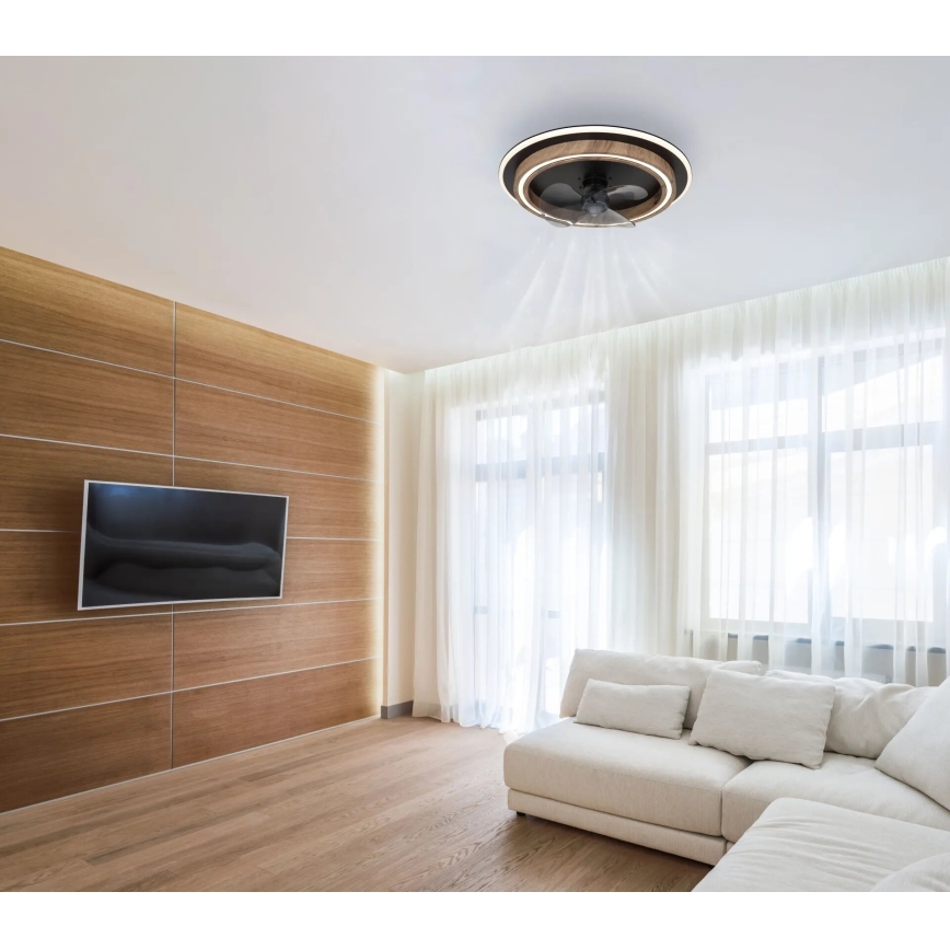 Globo - LED Aptumšojams griestu ventilators LED/32W/230V 2700-6500K + tālvadības pults