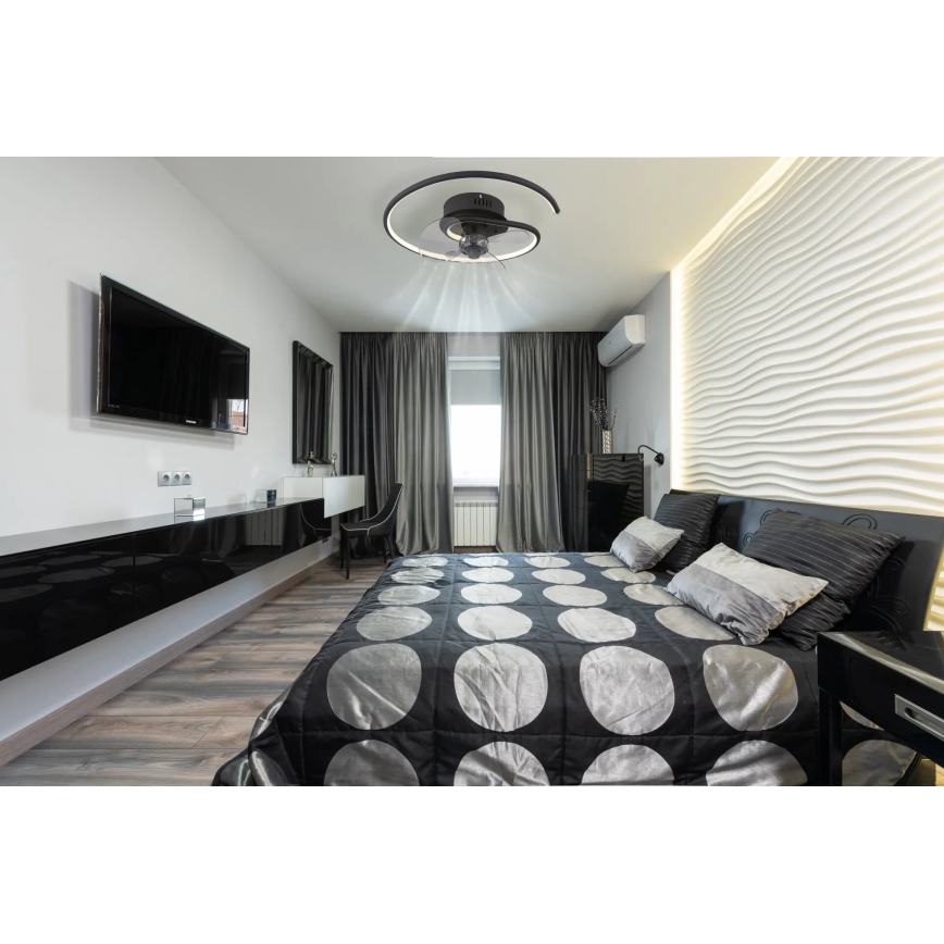 Globo - LED Aptumšojams griestu ventilators LED/30W/230V 2700-6500K + tālvadības pults
