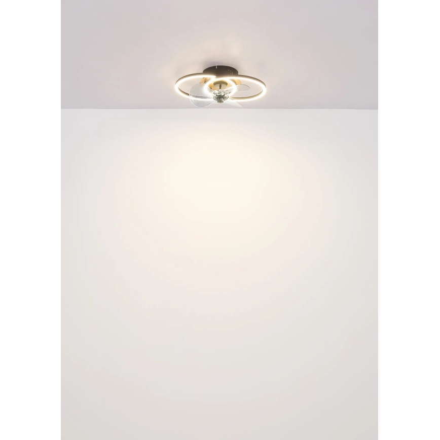 Globo - LED Aptumšojams griestu ventilators LED/24W/230V 2700-6500K + tālvadības pults