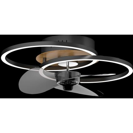 Globo - LED Aptumšojams griestu ventilators LED/24W/230V 2700-6500K + tālvadības pults