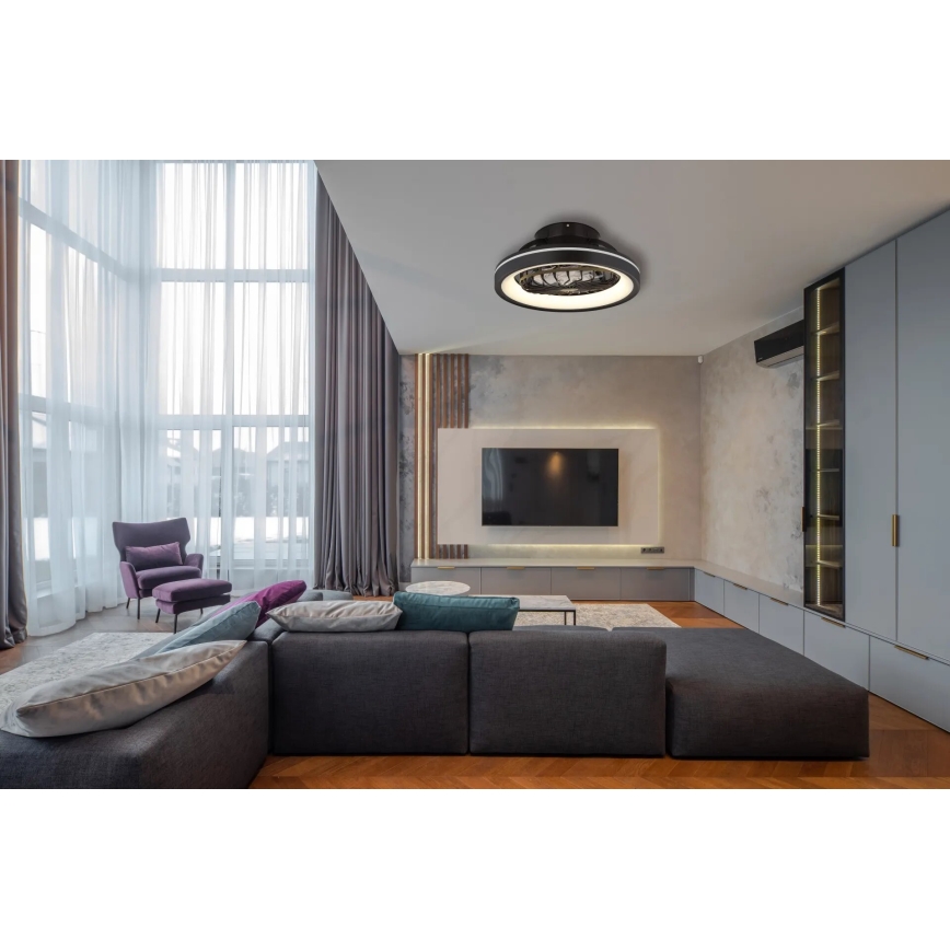 Globo - LED RGB Aptumšojama griestu ventilators LED/40W/230V 2700-6500K + tālvadības pults