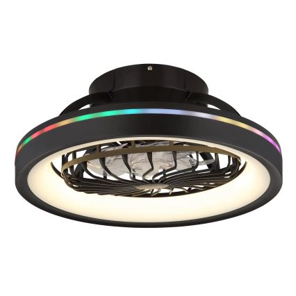 Globo - LED RGB Aptumšojama griestu ventilators LED/40W/230V 2700-6500K + tālvadības pults