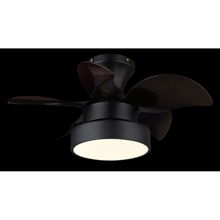 Globo - griestu ventilators ar dimējamu LED apgaismojumu, 22 W, 230 V, 3000/4500/6000 K, brūns + tālvadība