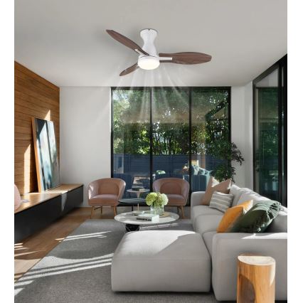 Globo - LED regulējams griestu ventilators LED/22W/230V 3000/4500/6000K ar tālvadības pulti