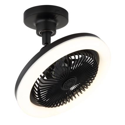 Globo - LED regulējams griestu ventilators LED/20W/230V 3000-6500K melns + tālvadība