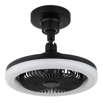 Globo - LED regulējams griestu ventilators LED/20W/230V 3000-6500K melns + tālvadība