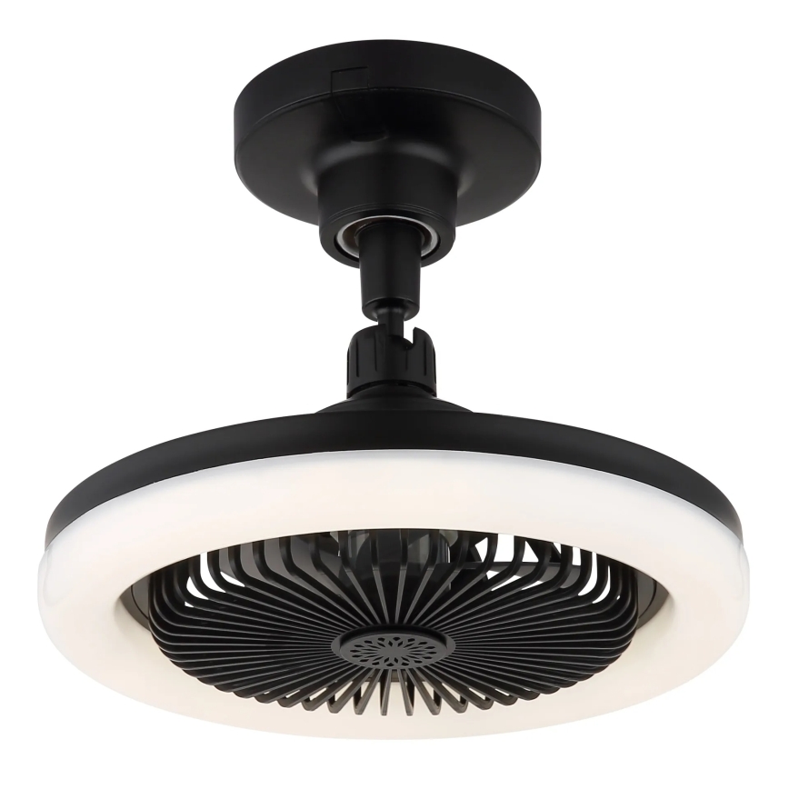 Globo - LED regulējams griestu ventilators LED/20W/230V 3000-6500K melns + tālvadība