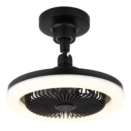Globo - LED regulējams griestu ventilators LED/20W/230V 3000-6500K melns + tālvadība
