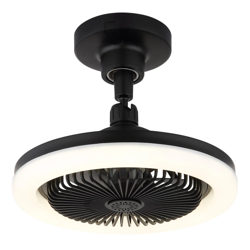 Globo - LED regulējams griestu ventilators LED/20W/230V 3000-6500K melns + tālvadība