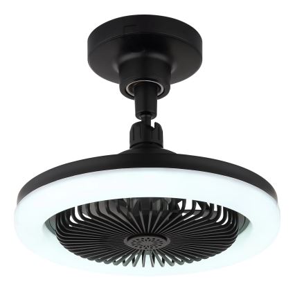 Globo - LED regulējams griestu ventilators LED/20W/230V 3000-6500K melns + tālvadība