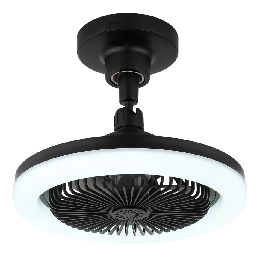 Globo - LED regulējams griestu ventilators LED/20W/230V 3000-6500K melns + tālvadība