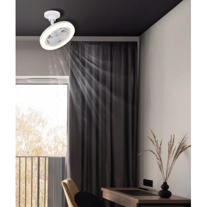 Globo - LED aptumšojams griestu ventilators LED/20W/230V 3000-6500K balts + tālvadības pults