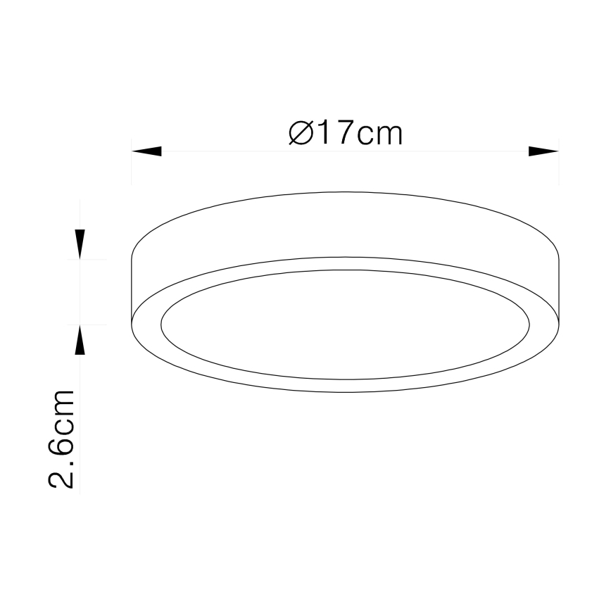 Globo - LED Aptumšojama griestu lampa LED/22W/230V