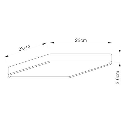 Globo - LED Aptumšojama griestu lampa LED/28W/230V